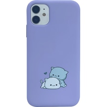 Nettech - Apple Uyumlu iPhone 12 Baskı Desenlı Nano Arka Koruma Kılıf