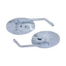 Mondial Chopper Ayna Yuvarlak Nikel Kartallı (493824014)