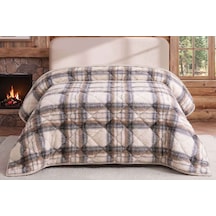 Merinos Loft Yorgan 195x215 Volante Gri