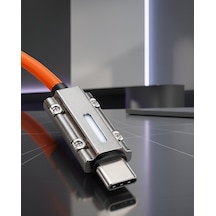 3'ü 1 Arada Şarj Kablosu Led Göstergeli 120w Pd Turbo Destekli Uczztypckablo-4 Belirtilmemiş