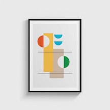 Geometry Rainbow 1 Tablo Çerçeveli Poster Duvar Dekorasyonu Siyah Çerçeveli Tablo Siyah Çerçeveli Tablo Dn11d105sıyah
