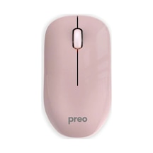 Preo Ergonomik Pastel Kablosuz Sessiz Mouse Pembe M19