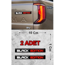 Black Edition Sticker - Araba Oto Motosiklet Cam Karavan Kask Sticker - 00200