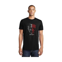 Link In Park Chester Bennington Rock Baskılı Siyah Erkek Tshirt (528884043)