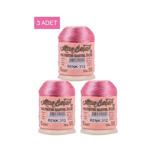 Hubrendy Tedarik 3 Adet Altınbaşak Oya Ve Dantel İpi 20 Gr - Royaleks - No: 312