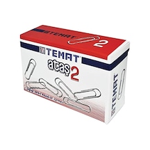 Temat No:2 25mm Ataş 100x24 Kutu 1 Koli Oval Tip
