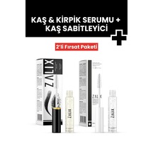 Zalix Kaş & Kirpik Serumu 5 ML + Eyebrow Designer Mascara Şeffaf 5 ML