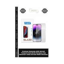 Premium Samsung  Uyumlu A20s Normal Temperli Cam Ekran Koruyucu Cep Aksesuarı Cihaz Koruma Mobil Aksesuar