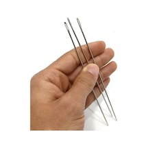 3 Adet Büyük Boy 15.5 Cm Paslanmaz Çelik Çuvaldız İğnesi N11.14
