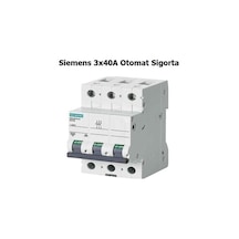 Siemens 3x40 W Otomat C Tipi 6ka