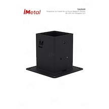 Sarar 85x85 Mm Ahşaplar İçin Ayak Bağlantısı