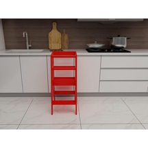 Öğrenme Kulesi Çocuk Merdiveni - 18mm Mdf Çok Renkli