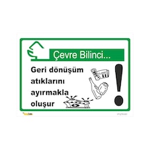 Geri Dönüşüm Atıklarını Ayırmakla Oluşur - Isg Levhası
