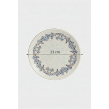 12'li Valencia Servis Tabak 23cm Dijital Valeria-a Rinart Krem