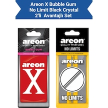 Areon X Bubble Gum + No Limit Black Crystal Avantajlı Paket