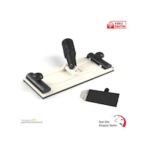 Dekor Oynar Başlı Başlıklı Zımpara Malası 9 x 22.5 CM Kod:1207