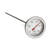 Teknikmarketiniz Ø52mm 500c 30cm Problu Taş Fırın Termometresi