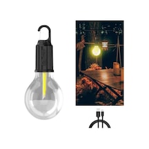 3 Farklı Mod Led'li Şarjlı Asma Kancalı Kamp Lambası Taşınabilir Ampul Diğer