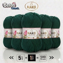 Cotton Lüks - 97580 Çam - 5'li Paket - 100gr/330m - Pamuklu Hırka Yelek Amigurumi İpi