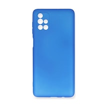 Newface - 99 - Samsung Galaxy Uyumlu M51 Kılıf First Silikon - Novapazr - - Mavi