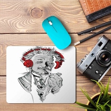 Albert Einstein Music Baskılı Mousepad Mouse Pad