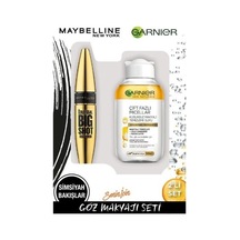 Maybelline New York Bigshot Maskara Black + Garnier Makyaj Temizleme 100 ML