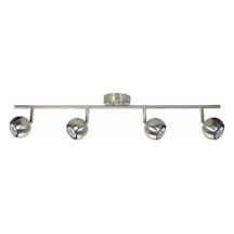 Os Ram Led Li Gu10 İnox Küre Dörtlü Hareketli Başlık Metal Spot Tavan Avize Tasarruflu Led Siyah