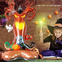 Folyo Balon Halloween Ayaklı Hayalet Ağacı 144 77 Diğer