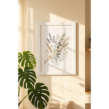 Porsima 4411 Beyaz PVC Modern Dekoratif Cam Fotoğraf Çerçevesi Masa Duvar Fotoğraf Çerçevesi 21x29,7cm