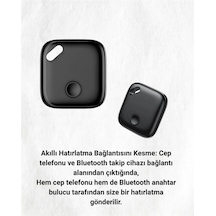 Gelişmiş Konum Takibi Sunan Kompakt Smart Tag Bluetooth Bağlantısı Ve Uzaktan Erişim Özelliğiyle Ü