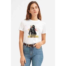 Pubg Playerunknown'S Battlegrounds Soldier Baskılı Kadın Tshirt