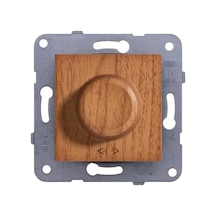 Novella/trenda Ceviz Pro Dimmer Rl 20 500w Mekanizma Ve Düğme/kapak