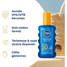 Sun Spf50 Yüksek Koruyucu Güneş Spreyi 200ml, Ferahlık, Terlemeye Ve Suya Dayanıklı, Uva Koruması