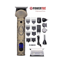 Powertec TR-1000 Tıraş Makinesi 6in1 Saç Sakal Vücut Kulak Burun Erkek Bakım Kiti
