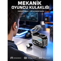 Oyuncu Kulaklığı Yeni Mekanik Kablosuz Kulaklık İos Android Uyumlu Yeni Nesil 00