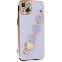 Newface Apple İphone 14 Kılıf Esila Silikon - Lila