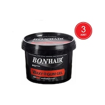 Bonhair Waxy Gum Gel Waxlı Saç Jölesi 3 x 750 ML