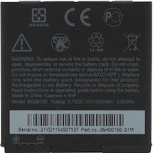 Htc Sensation Uyumlu Pil Batarya Bg58100 Senalstore