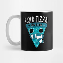 Soğuk Pizza Fan Kulübü - Pizza Sevgisi Kupa Bardak Çok Renkli