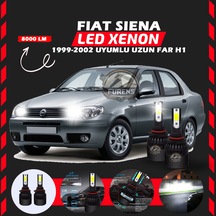 Fiat Siena 1999-2002 Uzun Far Uyumlu Şimşek Etkili Led Xenon Light Series H1
