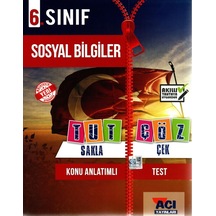 Berenkitap-Açı Yayınları 6. Sınıf Sosyal Bilgiler Tut Sakla Çek Çöz