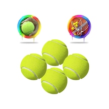 4 Adet Sarı Tenis Topu - Antrenman Tenis Topu - Masaj Topu