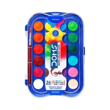 Sulu Boya 24 Renk 23mm Çap 7428 Renkli