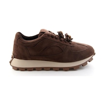 Bambi Kahve Süet Kadın Sneaker K01791073772