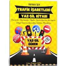 Herkes İçin Trafik İşaretleri Yaz-sil Kitabı