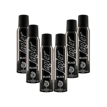 Jagler Black 24H Erkek Sprey Deodorant 6 x 150 ML
