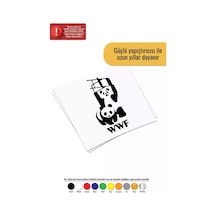 Wwf Pandalar - Araç, Oto, Laptop, Duvar Uyumlu Sticker 25 47 Cm
