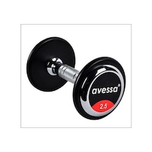 Avessa 2.5 KG Olimpik Dambıl Kauçuk Kaplı Salon Tipi