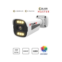 Fury 5mp Lens1080p 6 X Ultra Led Gece Renkli Full Hd Suya Dayanıklı Güvenlik Kamerası