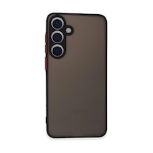 Samsung Galaxy Uyumlu, S24 Kılıf Montreal Silikon Kapak - Siyah Düz Renkli